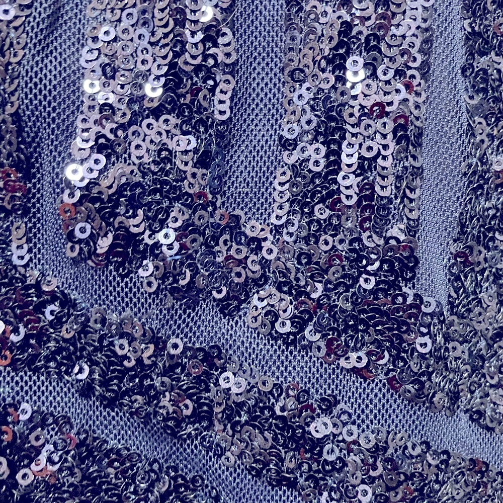 Navy blue sequence dress - Picture 3 of 4